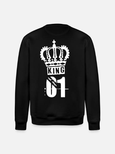 KING - Stanley/Stella ROLLER Unisex Organic Sweatshirt - black