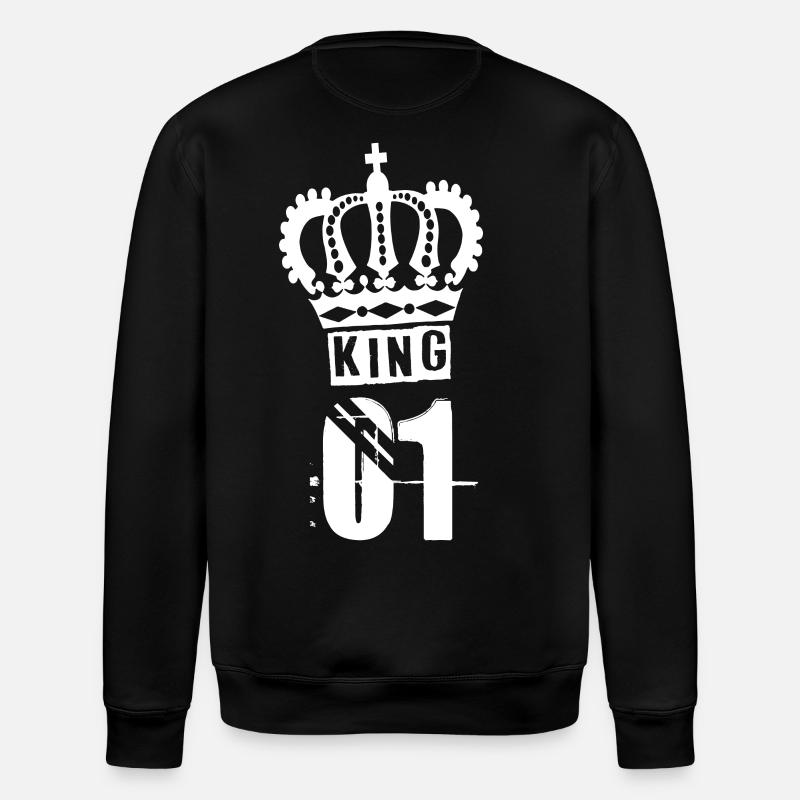 KING - Stanley/Stella ROLLER Unisex Organic Sweatshirt - black