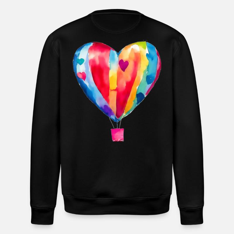 Balloon - Stanley/Stella ROLLER Unisex Organic Sweatshirt - black