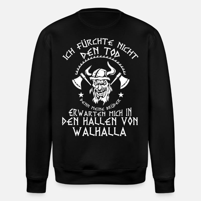 Viking Valhalla - Stanley/Stella ROLLER Unisex Organic Sweatshirt - black