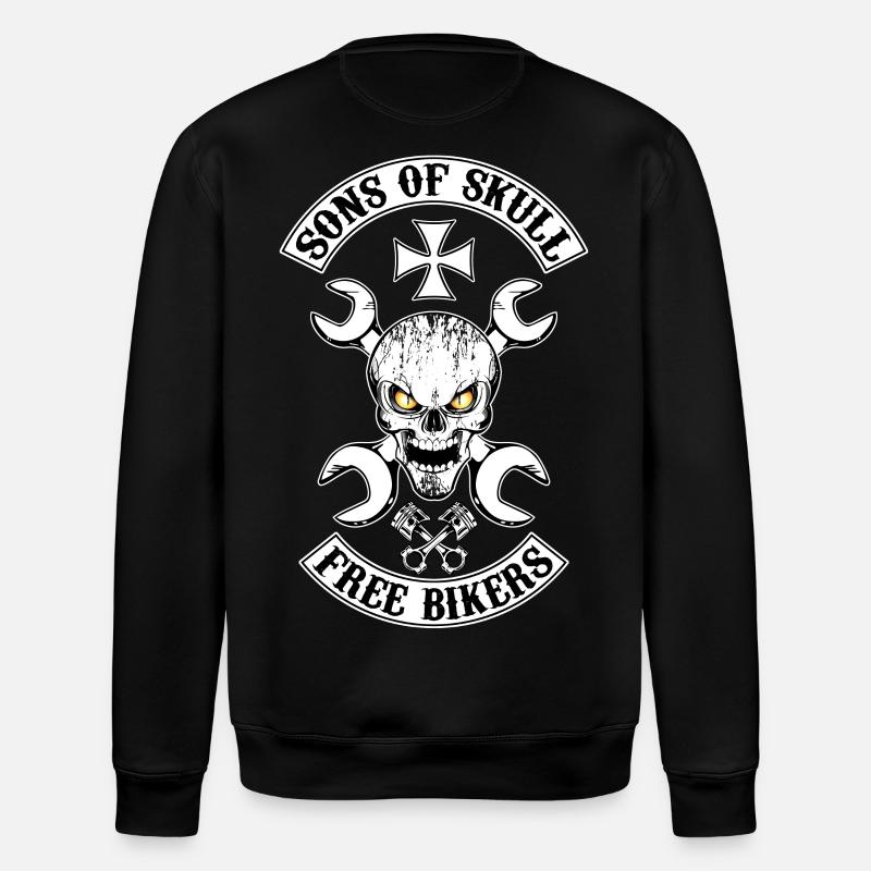Free Bikers - Sweat bio ROLLER Stanley/Stella Unisexe - noir