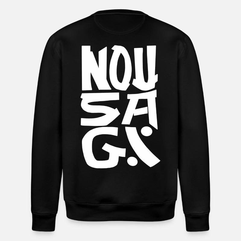 NousagiBrand - Stanley/Stella Unisex Bio-Sweatshirt ROLLER - Schwarz
