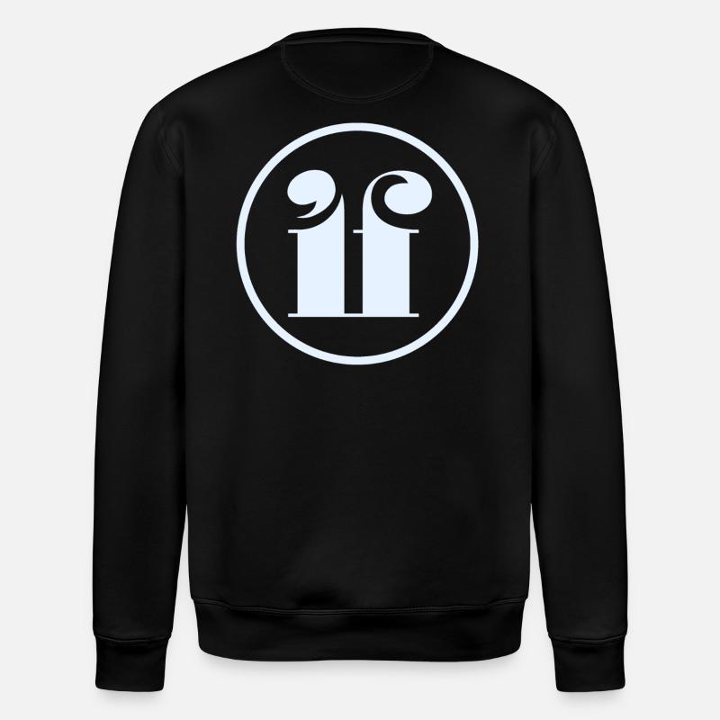 Elegant lighting design with shades - Stanley/Stella ROLLER Unisex Organic Sweatshirt - black
