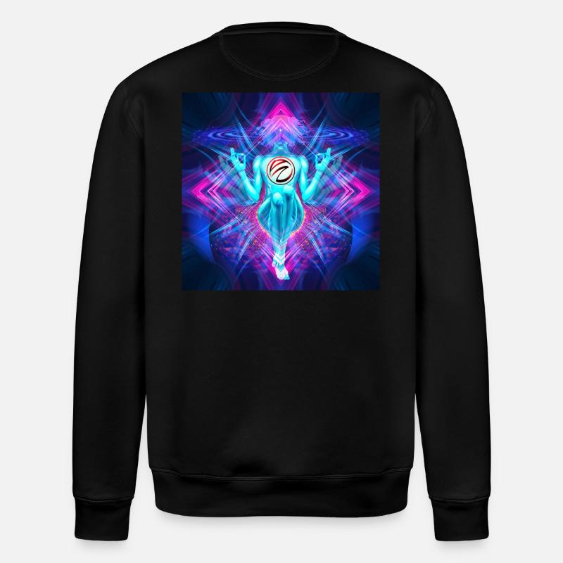 "Avalokiteśvara" Psytrance Goa Trance Style/Clair - Sweat bio ROLLER Stanley/Stella Unisexe - noir