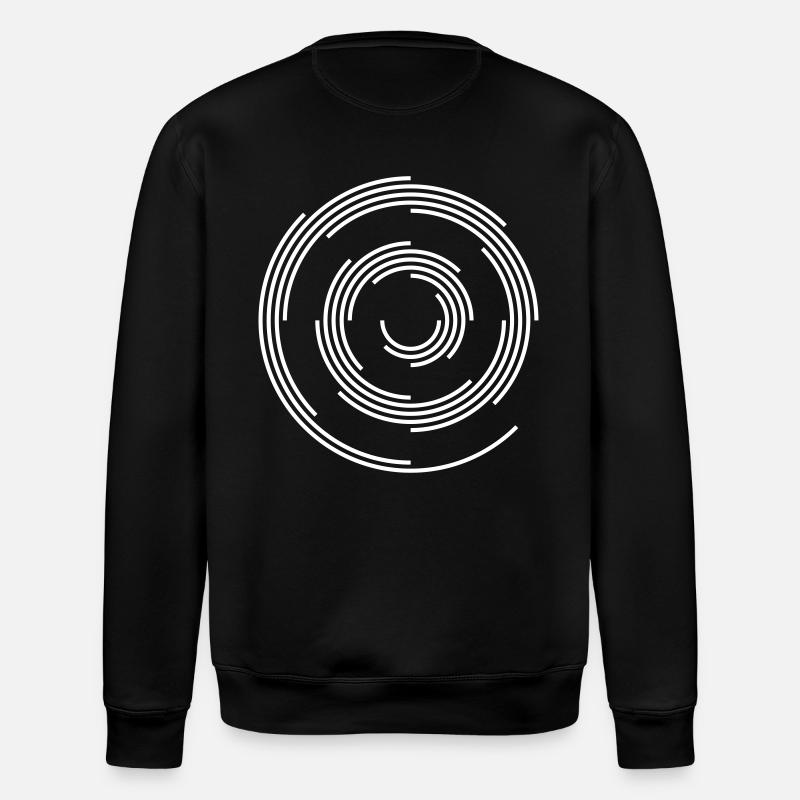 spiral tekno 23 - Stanley/Stella ROLLER Unisex Organic Sweatshirt - black