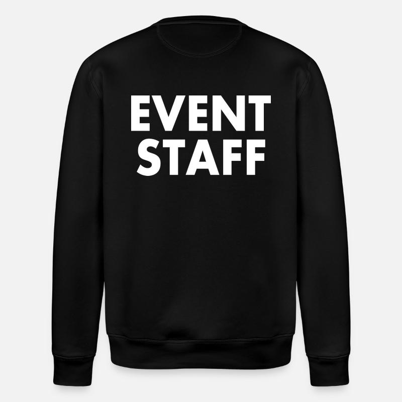 Event staff - Sweat bio ROLLER Stanley/Stella Unisexe - noir