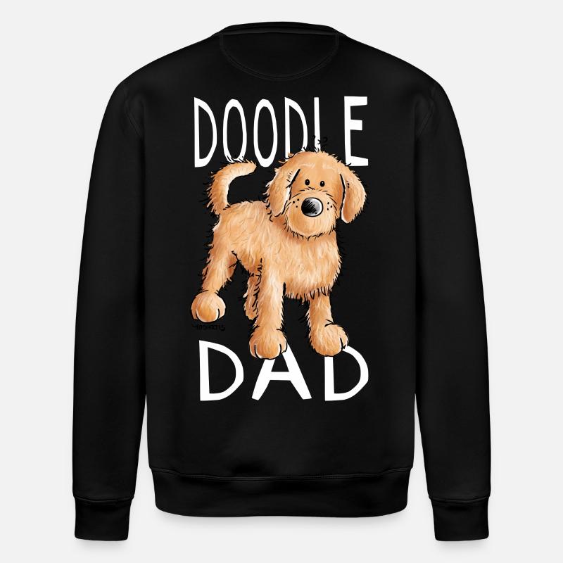 Drôle Doodle Chien - Cadeau - Sweat bio ROLLER Stanley/Stella Unisexe - noir