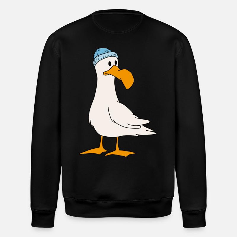 Möwe - Stanley/Stella Unisex Bio-Sweatshirt ROLLER - Schwarz