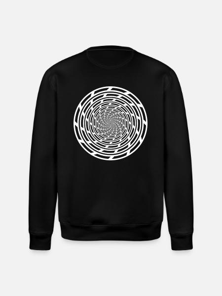 Tekno 23 spiral - Stanley/Stella ROLLER Unisex Organic Sweatshirt - black
