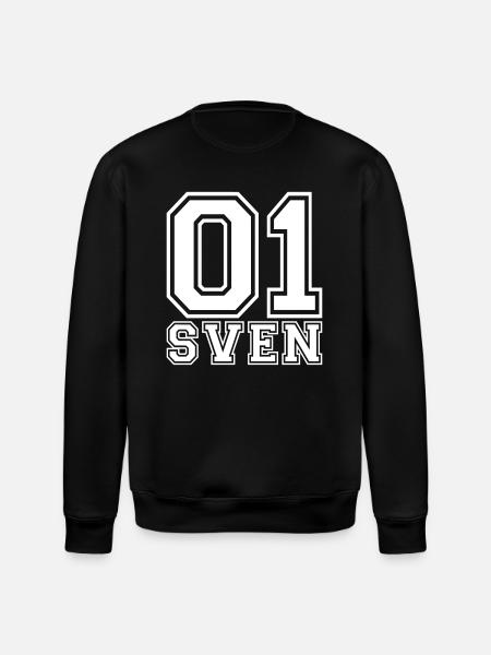 Sven - Name - Stanley/Stella ROLLER Unisex Organic Sweatshirt - black