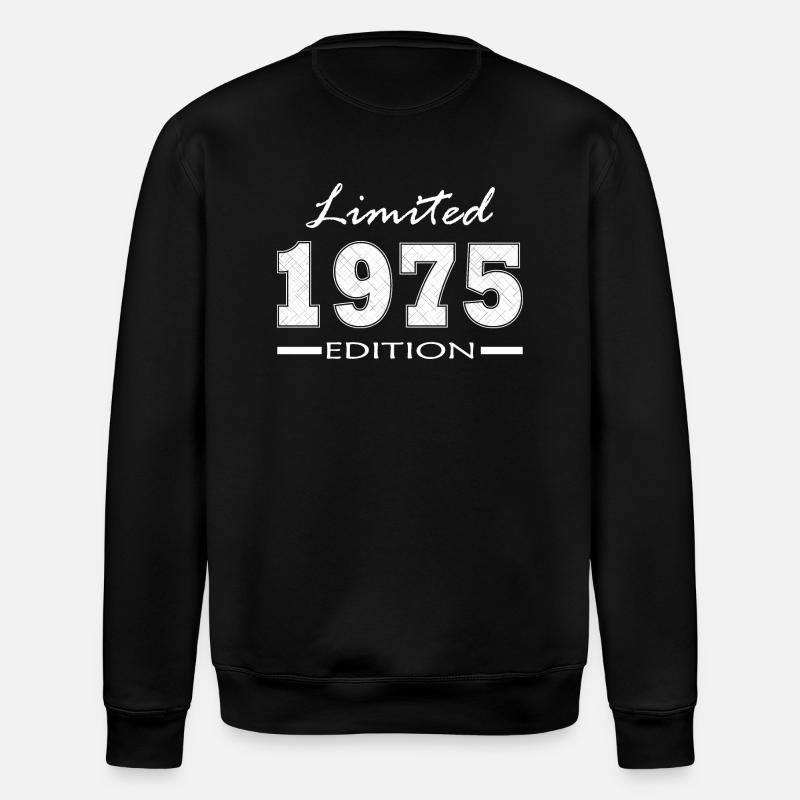 1976 - Limitierte Auflage - Stanley/Stella Unisex Bio-Sweatshirt ROLLER - Schwarz