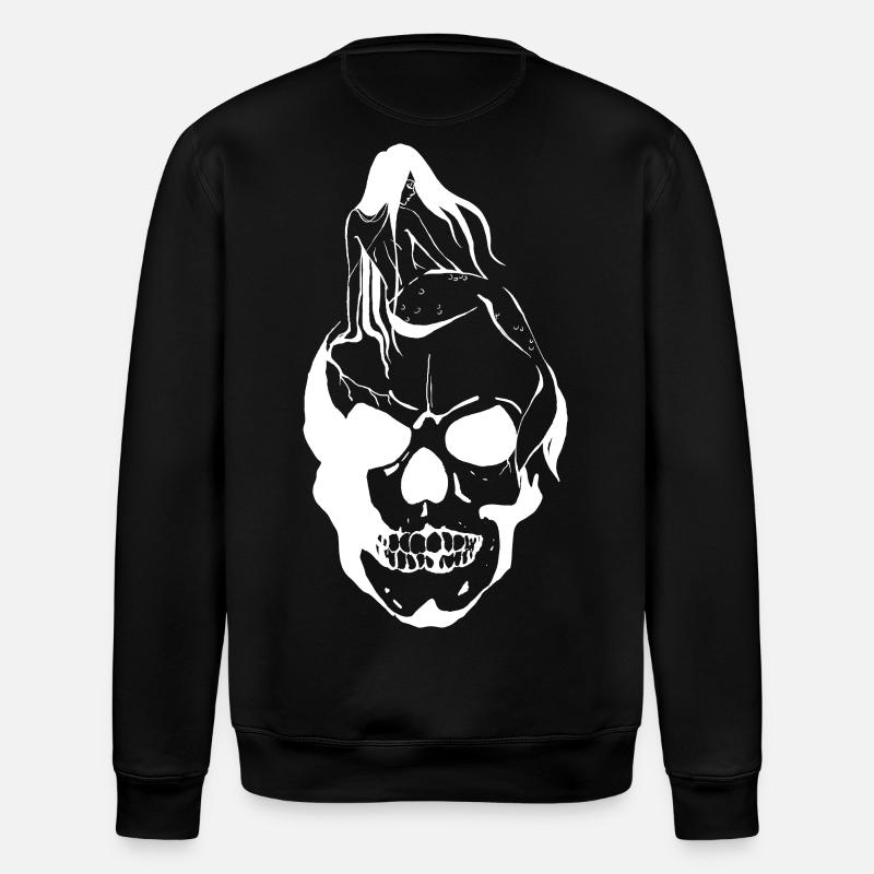 Sirène sur Skull - Sweat bio ROLLER Stanley/Stella Unisexe - noir