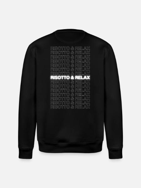 Risotto & Relax - Sweat bio ROLLER Stanley/Stella Unisexe - noir