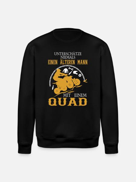 Quad Design - Stanley/Stella Unisex Bio-Sweatshirt ROLLER - Schwarz