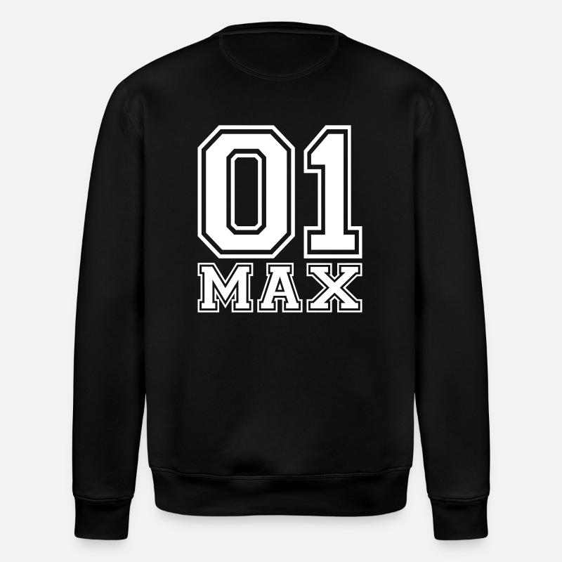 Max - Name - Stanley/Stella ROLLER Unisex Organic Sweatshirt - black