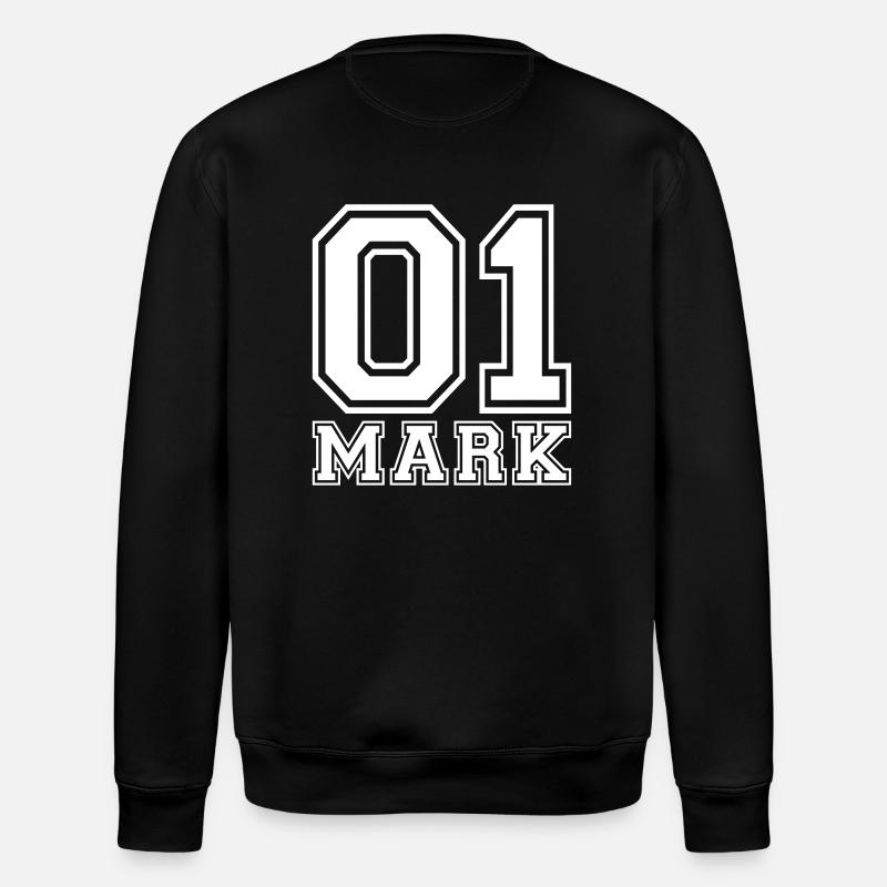 Mark - Name - Stanley/Stella Unisex Bio-Sweatshirt ROLLER - Schwarz