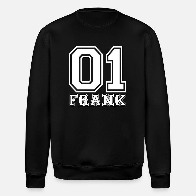Frank - Name - Stanley/Stella ROLLER Unisex Organic Sweatshirt - black