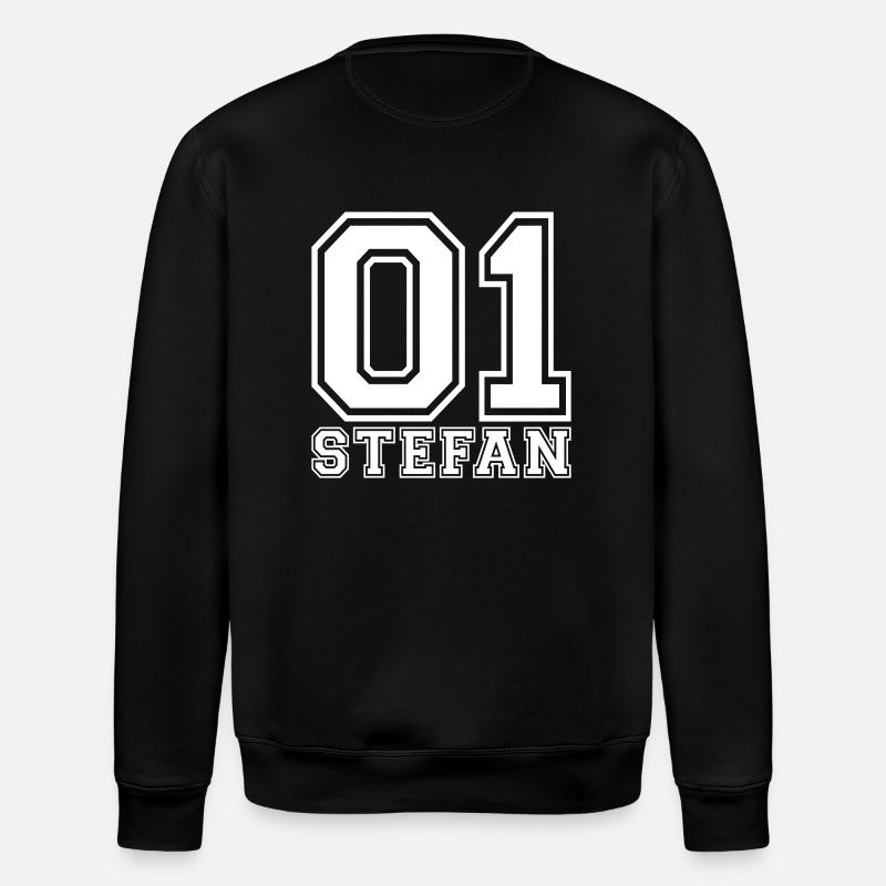 Stefan - Name - Stanley/Stella Unisex Bio-Sweatshirt ROLLER - Schwarz