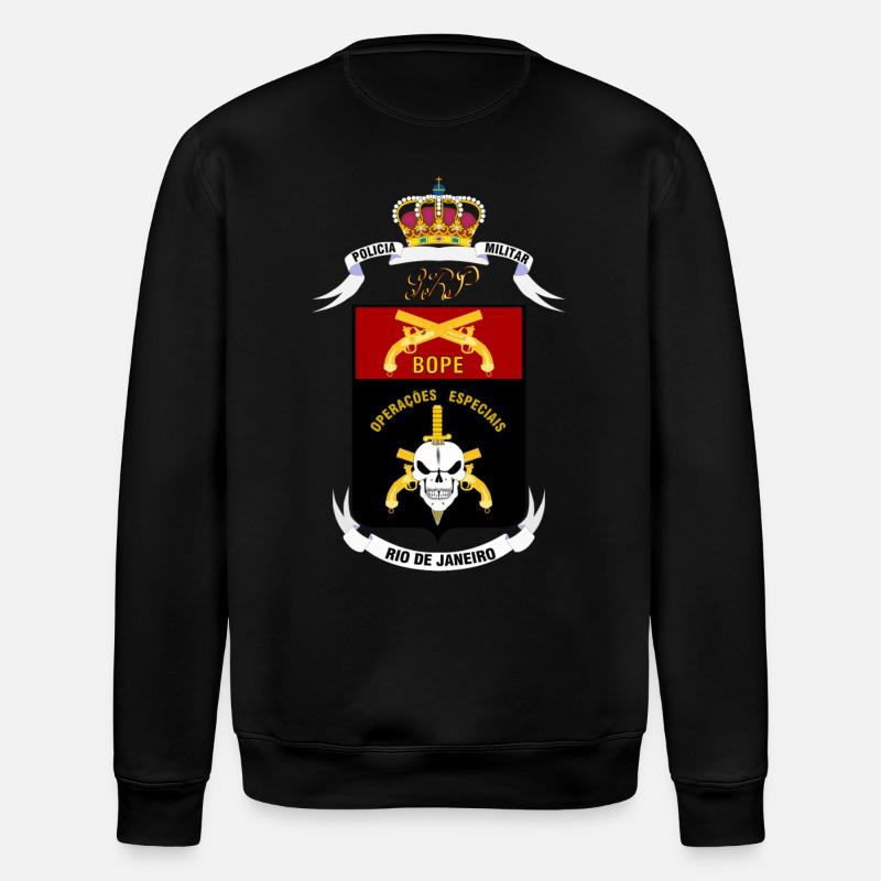 BOPE - Stanley/Stella ROLLER økologisk unisex-sweatshirt - svart