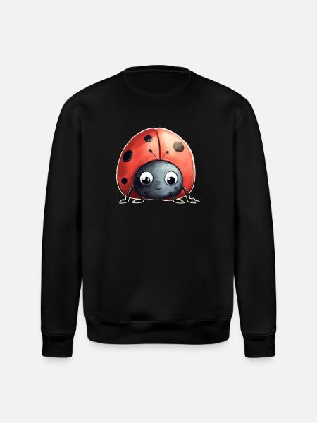 Marienkäfer - Stanley/Stella Unisex Bio-Sweatshirt ROLLER - Schwarz