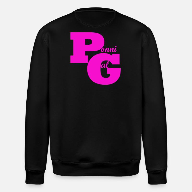 pony crazy - Stanley/Stella ROLLER Unisex Organic Sweatshirt - black