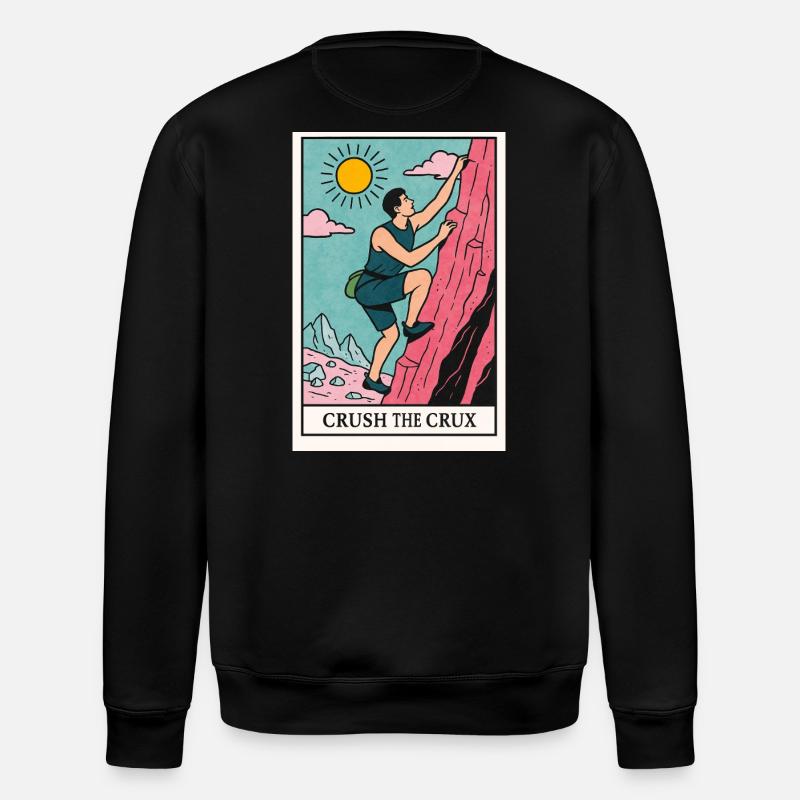 Abenteuerliches Boulder Motiv - Stanley/Stella Unisex Bio-Sweatshirt ROLLER - Schwarz