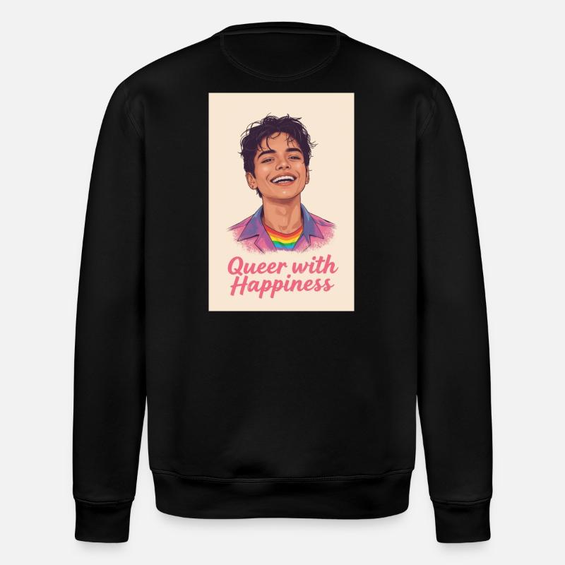 Queer avec bonheur - Sweat bio ROLLER Stanley/Stella Unisexe - noir