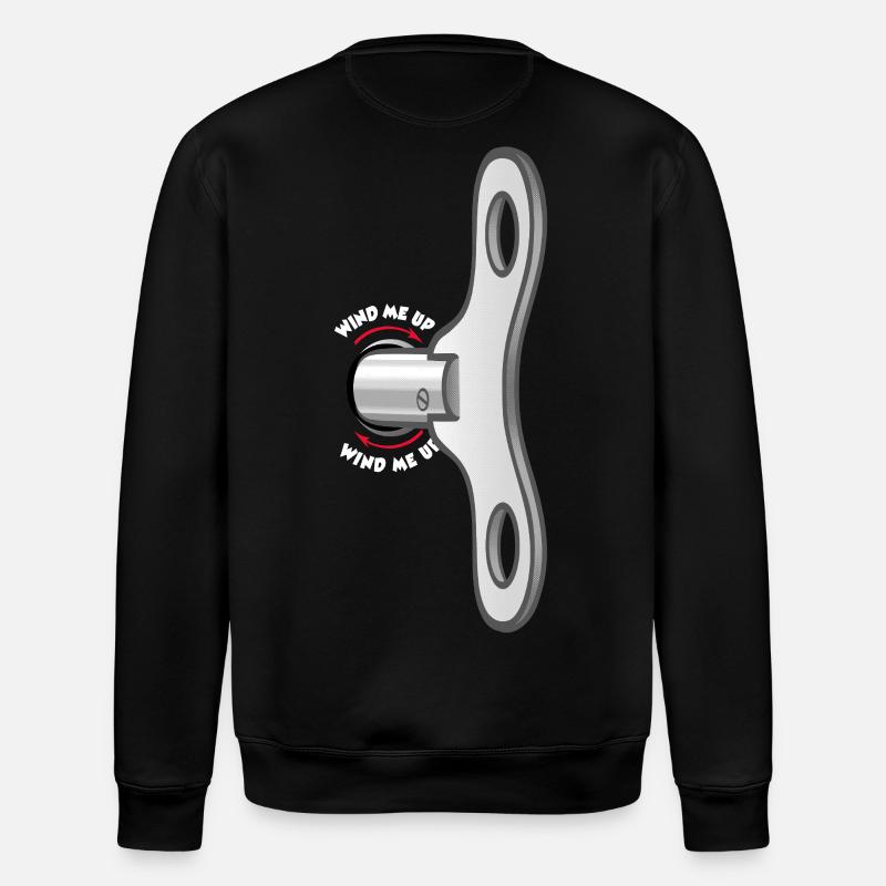 Zieh mich auf - Stanley/Stella Unisex Bio-Sweatshirt ROLLER - Schwarz