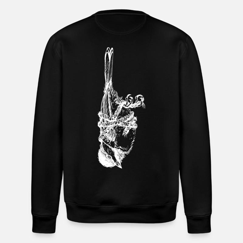 Vogel - Stanley/Stella Unisex Bio-Sweatshirt ROLLER - Schwarz