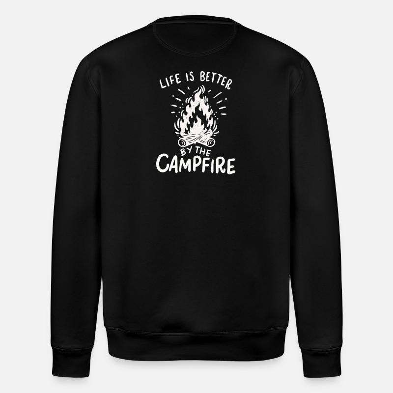 camping - Sweat bio ROLLER Stanley/Stella Unisexe - noir