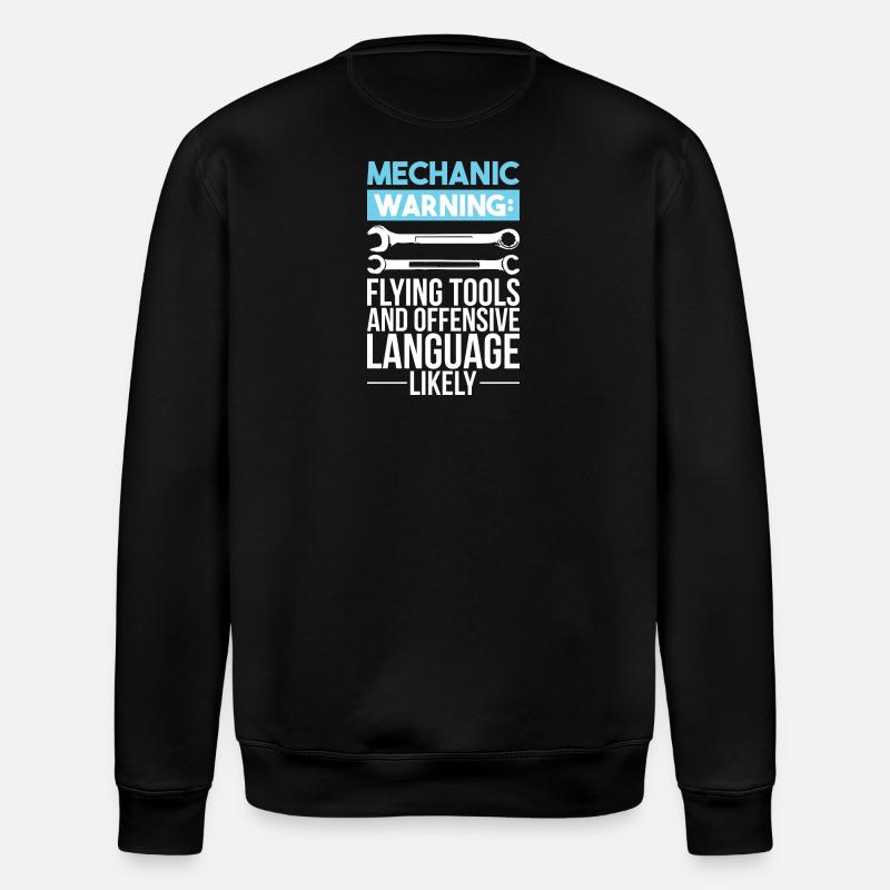 Kfz Mechaniker kfz auto Mechaniker Geschenk - Stanley/Stella Unisex Bio-Sweatshirt ROLLER - Schwarz