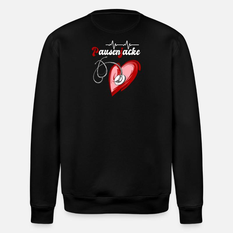 Pausenjacke Medizin - Stanley/Stella Unisex Bio-Sweatshirt ROLLER - Schwarz