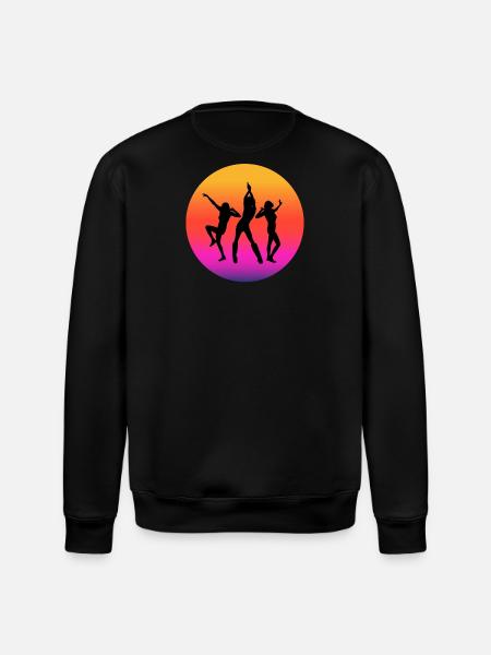 diso, disco fan, disco music - Stanley/Stella ROLLER Unisex Organic Sweatshirt - black
