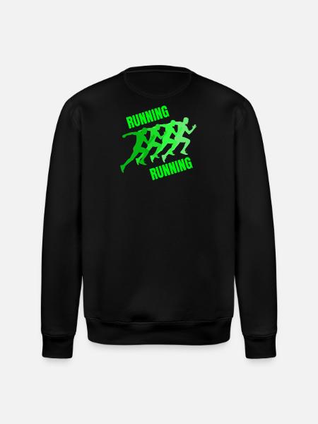 running, jogging, jogging, running, trail running - Stanley/Stella ROLLER Unisex Organic Sweatshirt - black