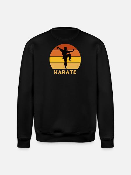 Karate, Karate-Fan, mach Karate - Stanley/Stella Unisex Bio-Sweatshirt ROLLER - Schwarz