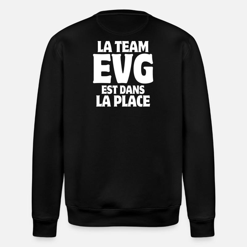 Junggesellenabschied, Junggesellenabschied, Hochzeit - Stanley/Stella Unisex Bio-Sweatshirt ROLLER - Schwarz