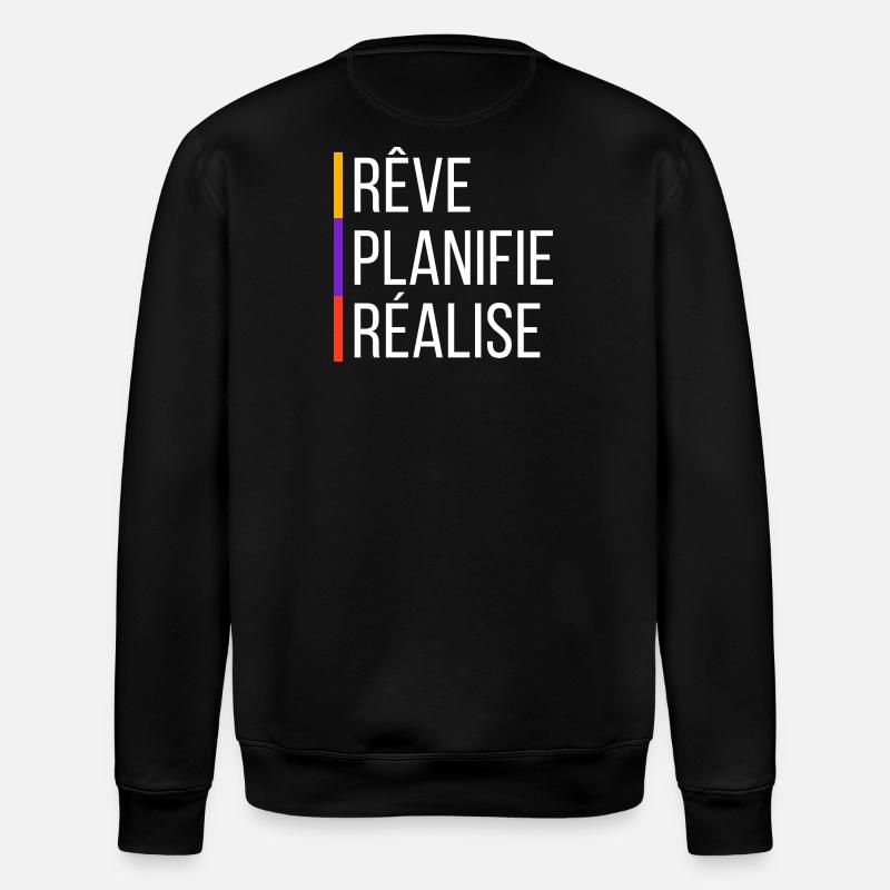 Citation de Motivation - Sweat bio ROLLER Stanley/Stella Unisexe - noir