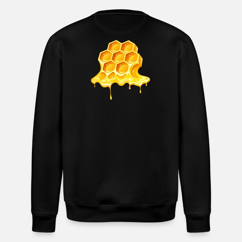 honey, beekeeper, beekeeper - Stanley/Stella ROLLER Unisex Organic Sweatshirt - black