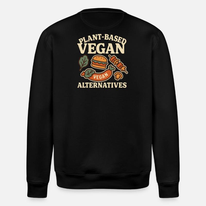 Be Veggie - Stanley/Stella Unisex Bio-Sweatshirt ROLLER - Schwarz