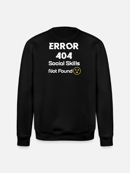 social skills - Stanley/Stella ROLLER Unisex Organic Sweatshirt - black