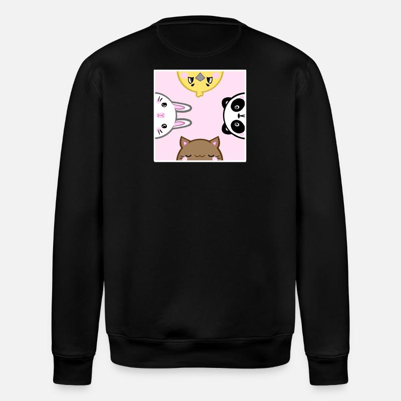 Animaux mignons - Sweat bio ROLLER Stanley/Stella Unisexe - noir