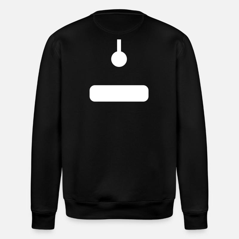 Joystick d’arcade blanc - Sweat bio ROLLER Stanley/Stella Unisexe - noir