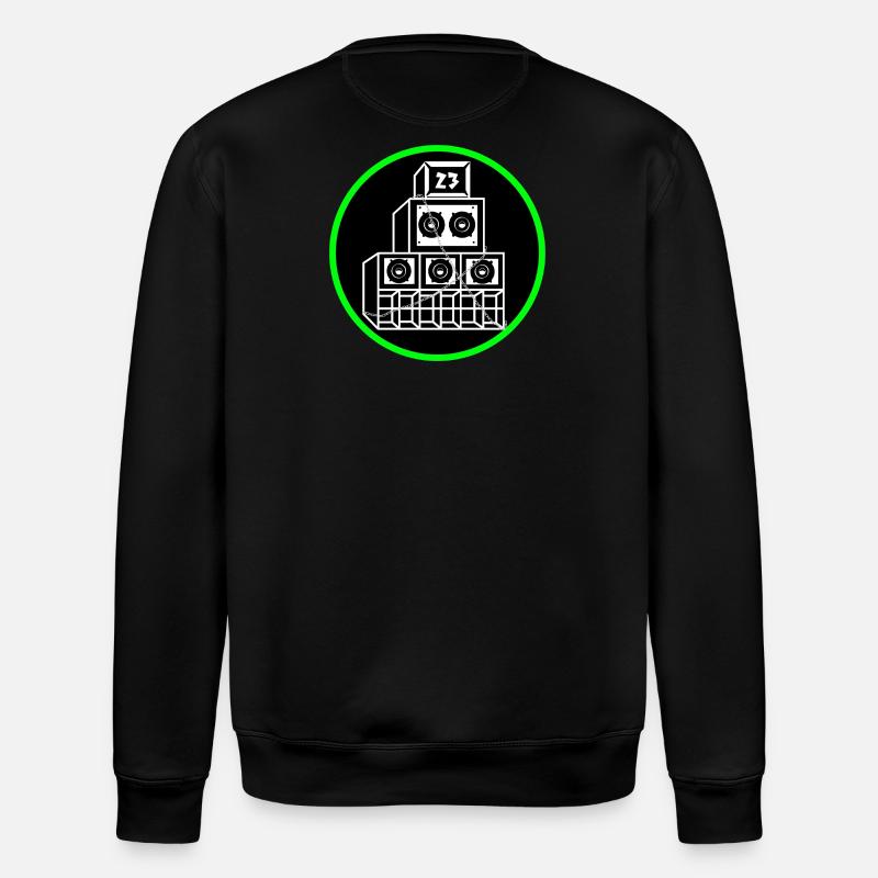 Free tekno - Stanley/Stella ROLLER Unisex Organic Sweatshirt - black