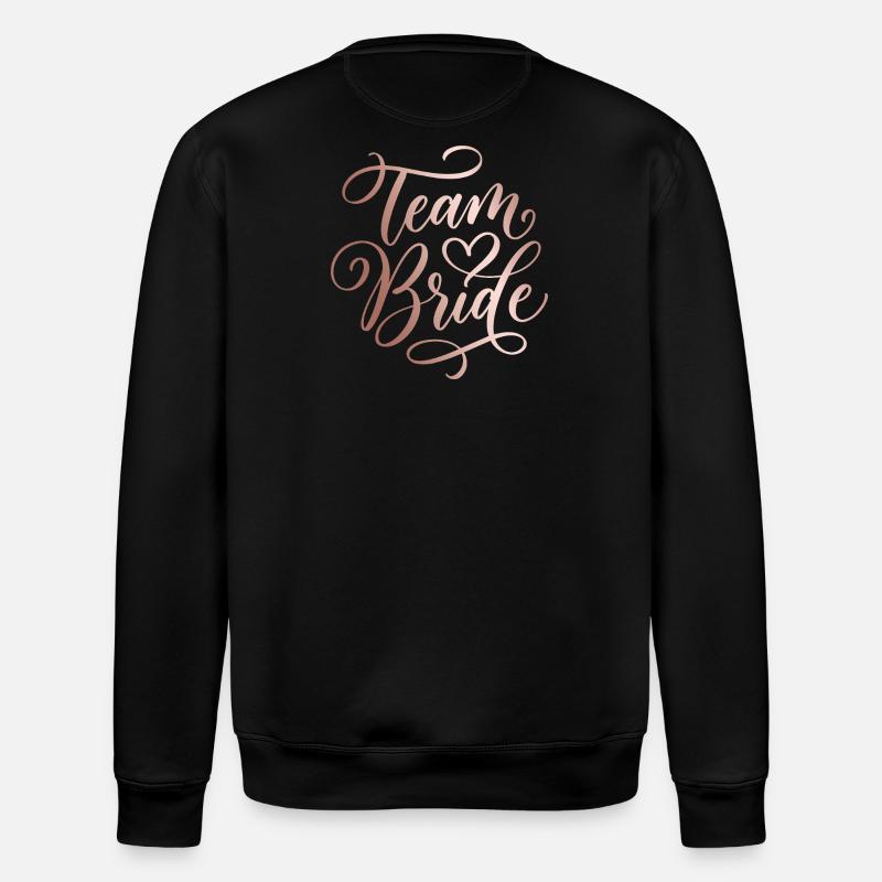 Team Bride Handlettering JGA - Stanley/Stella Unisex Bio-Sweatshirt ROLLER - Schwarz