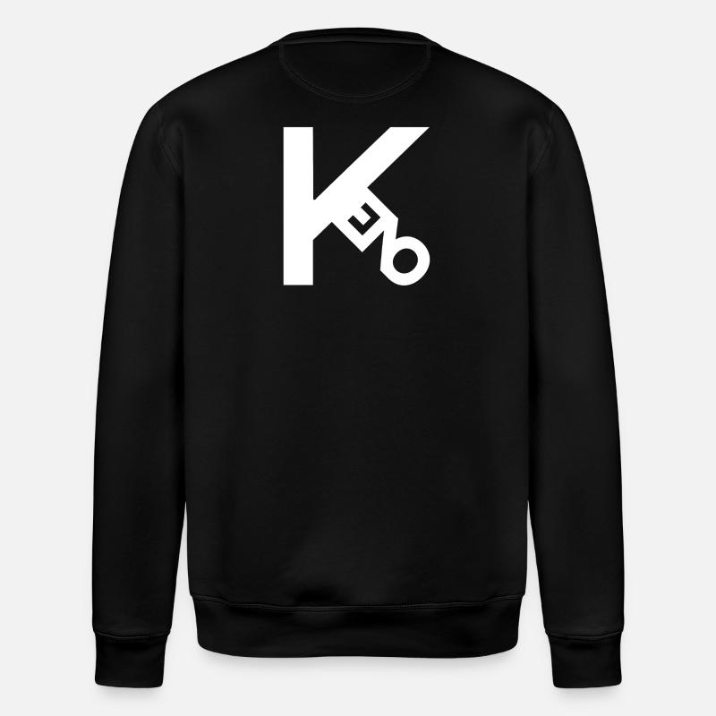 Keno blanc - Sweat bio ROLLER Stanley/Stella Unisexe - noir