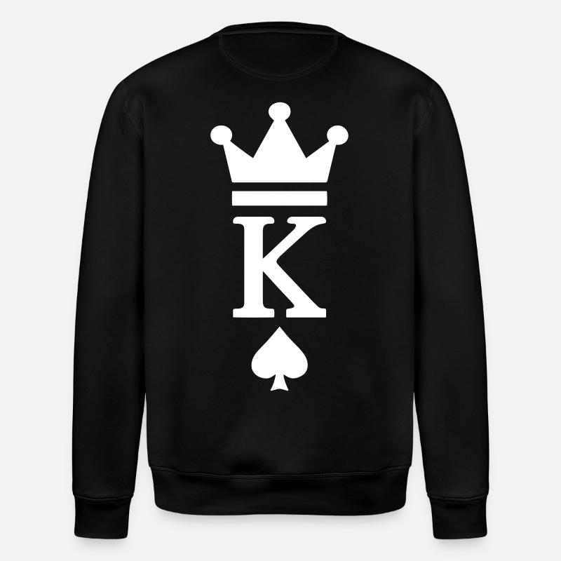 KING CROWN PIK - Sweat bio ROLLER Stanley/Stella Unisexe - noir