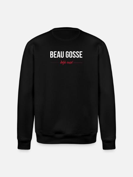 Beau gosse déja casé - Sweat bio ROLLER Stanley/Stella Unisexe - noir