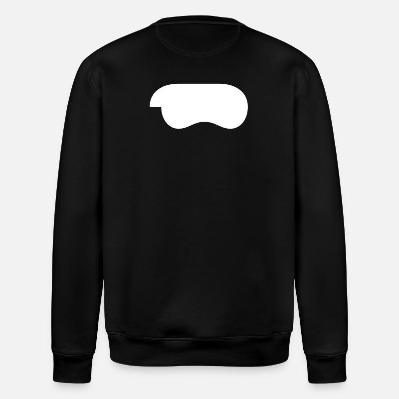 Controller-White - Stanley/Stella ROLLER Unisex Organic Sweatshirt - black