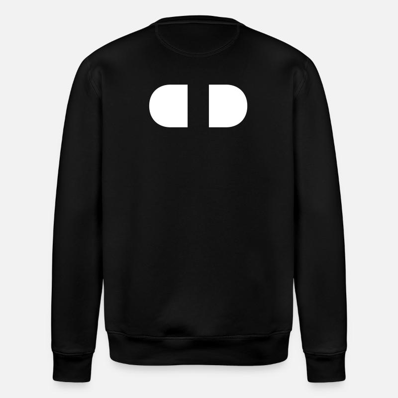 Controller-Split-White - Stanley/Stella ROLLER Unisex Organic Sweatshirt - black