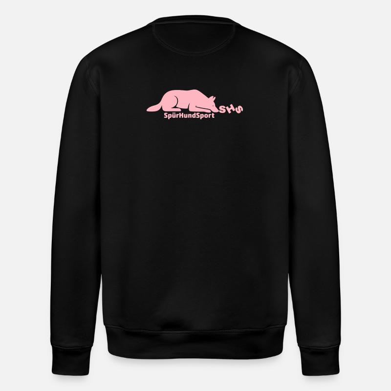 SHS Logo rosa - Stanley/Stella Unisex Bio-Sweatshirt ROLLER - Schwarz